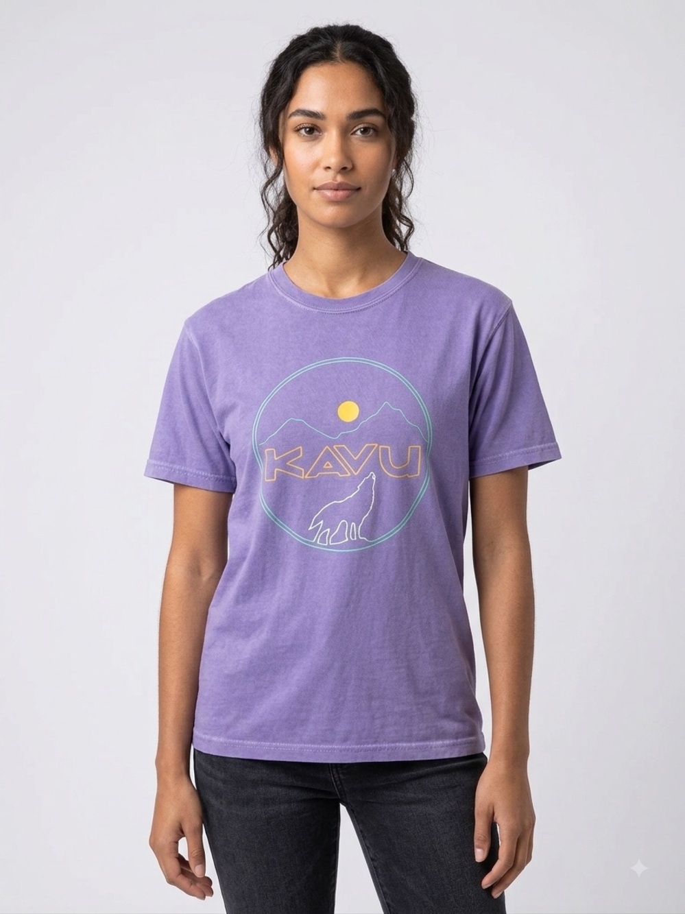 KAVU Graphic Tee – Purple, Size Medium